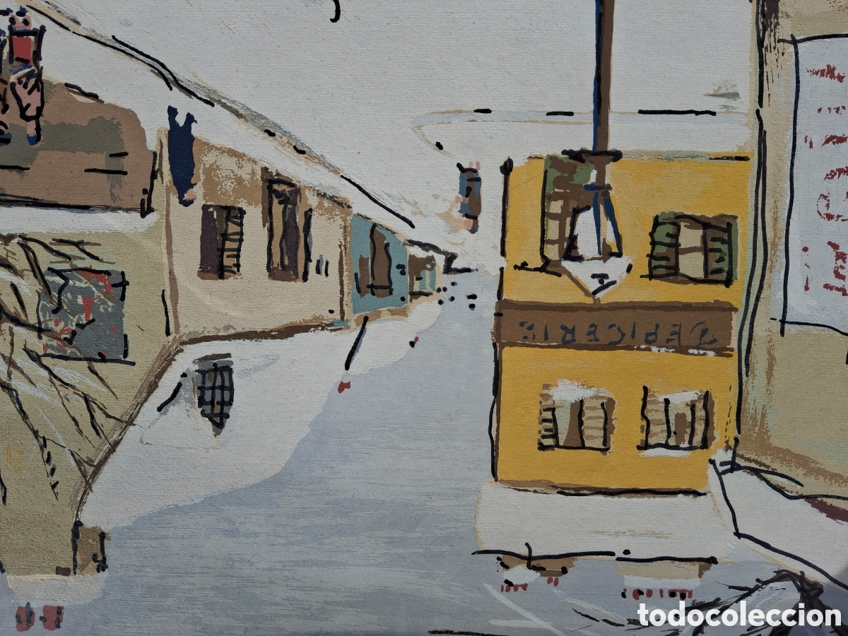 Otros objetos de arte: Cuadro firmado J. Vadin. - Foto 12
