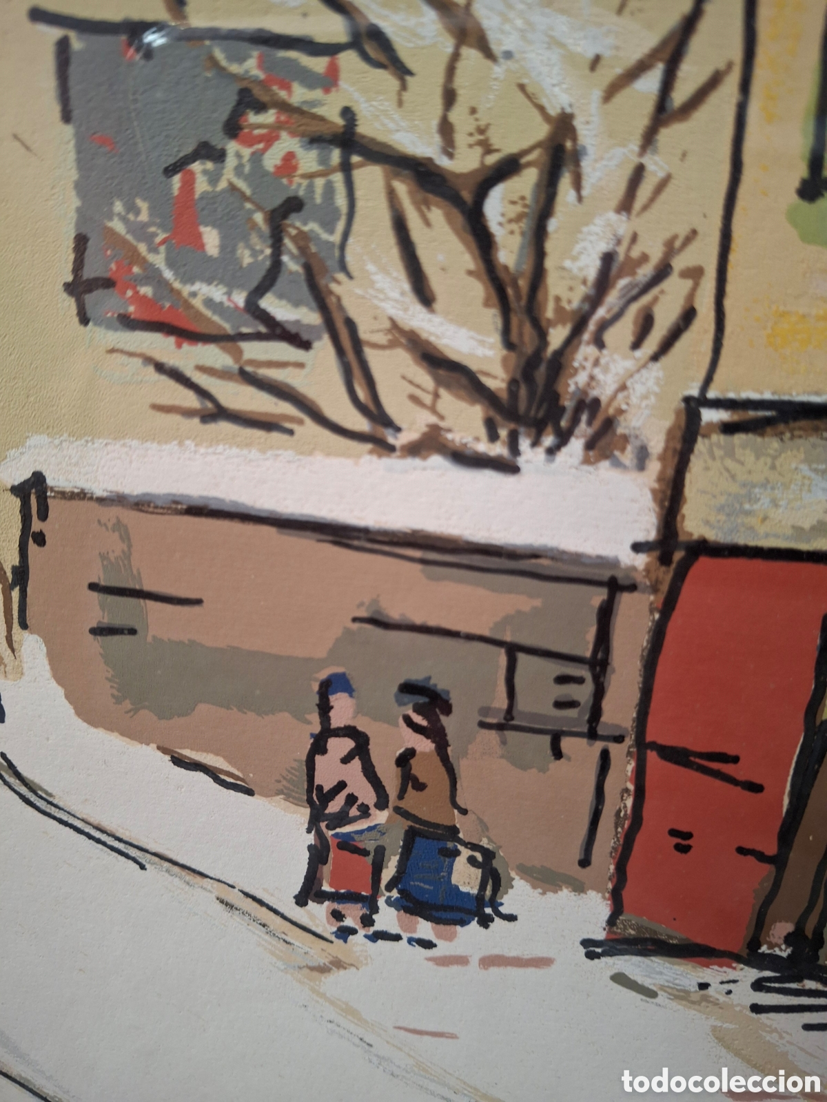 Otros objetos de arte: Cuadro firmado J. Vadin. - Foto 15