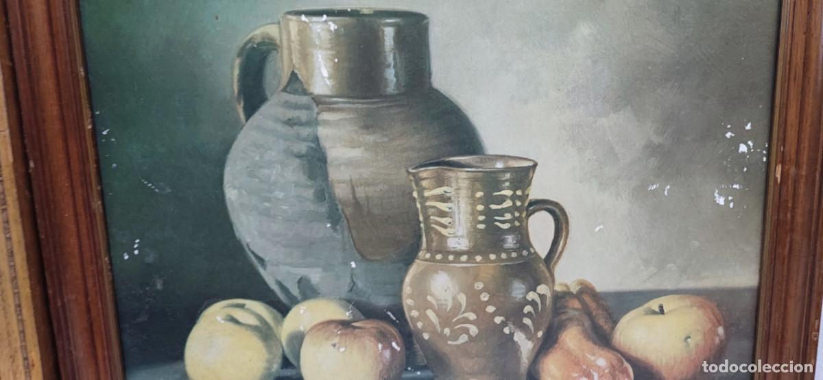 Otros objetos de arte: 2 CUADROS CRAQUELADOS PARA RESTAURAR - Foto 5