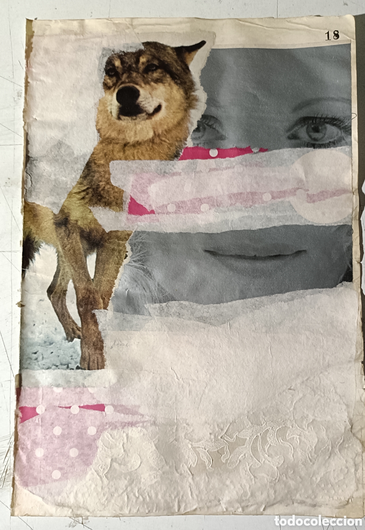 Otros objetos de arte: Collage sobre papel. Original - Foto 1
