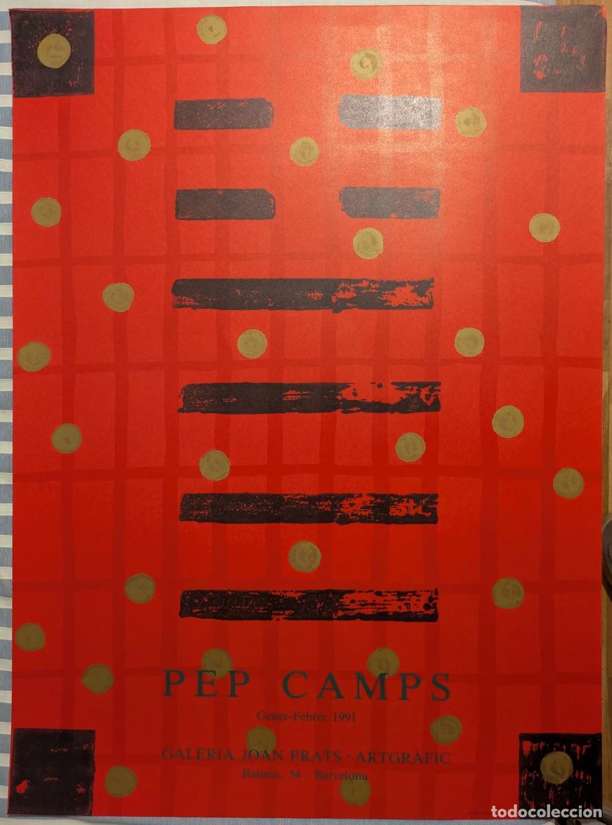 Otros objetos de arte: Poster Pep Camps - Prats 1991 - Foto 1