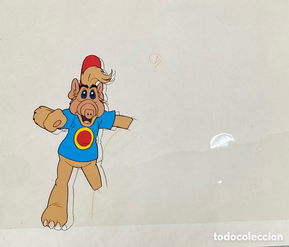 Otros objetos de arte: ALF. C&eacute;lula Original de la serie animada de los 80 Alf - Foto 2