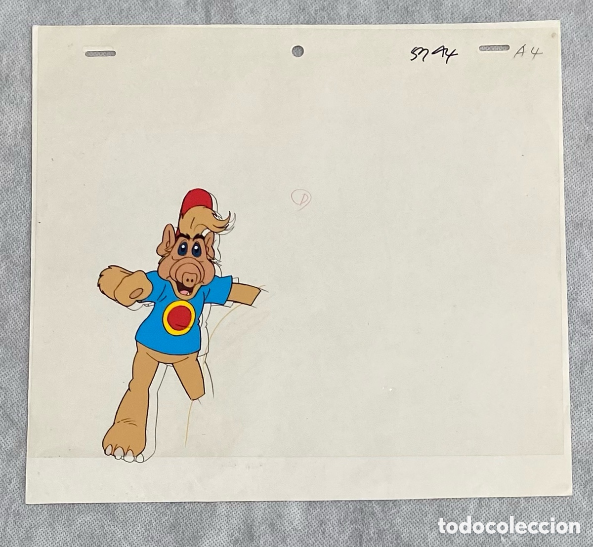 Otros objetos de arte: ALF. C&eacute;lula Original de la serie animada de los 80 Alf - Foto 1