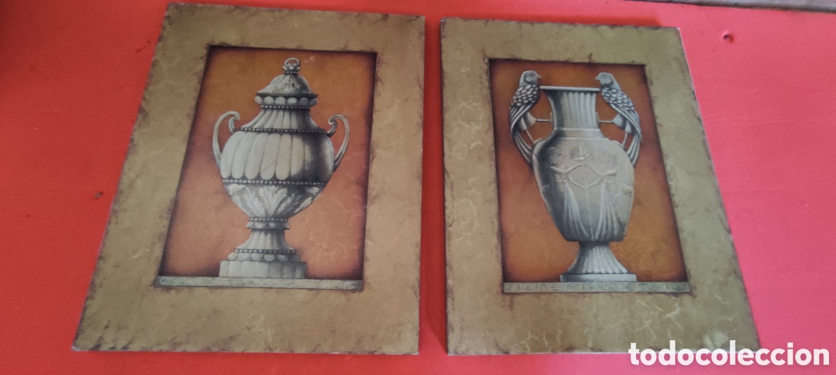 Otros objetos de arte: Cuadros impresiones jarrones - Foto 3