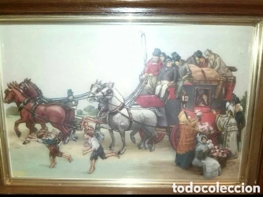 Otros objetos de arte: Cuadro de carruaje con efecto relieve - Foto 2