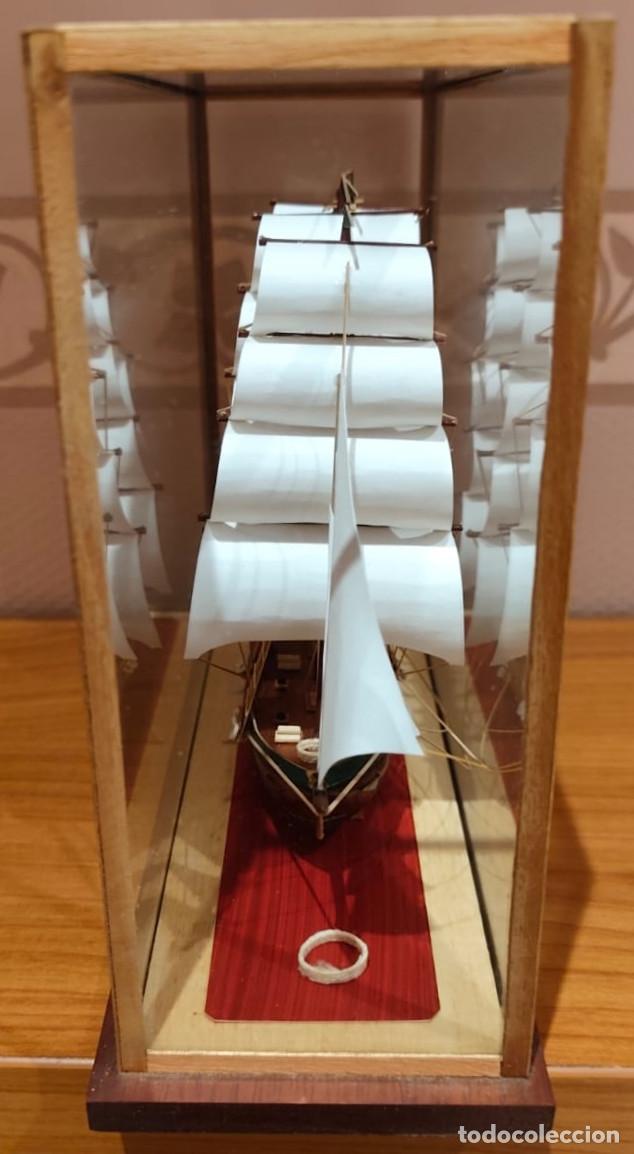 Otros objetos de arte: velero hecho a mano procedente de cuba - Foto 3