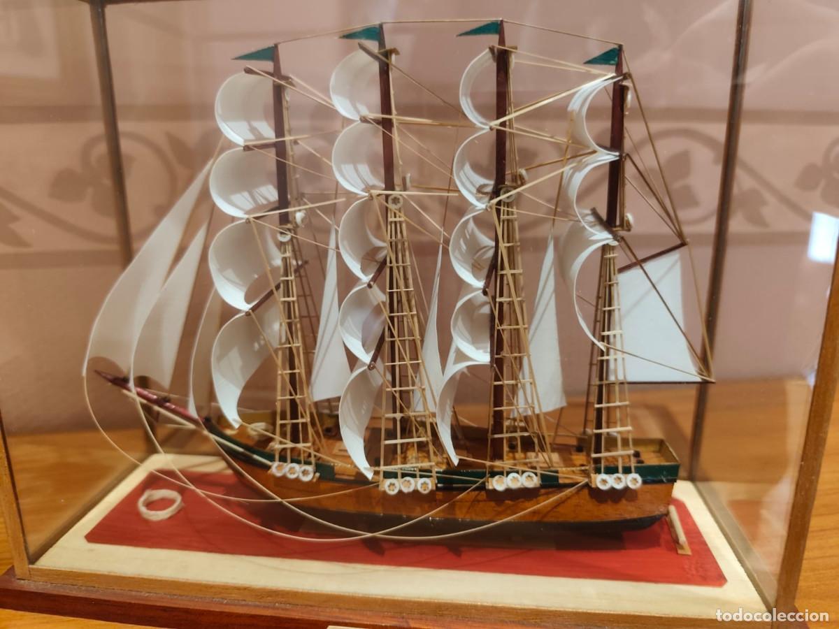 Otros objetos de arte: velero hecho a mano procedente de cuba - Foto 4