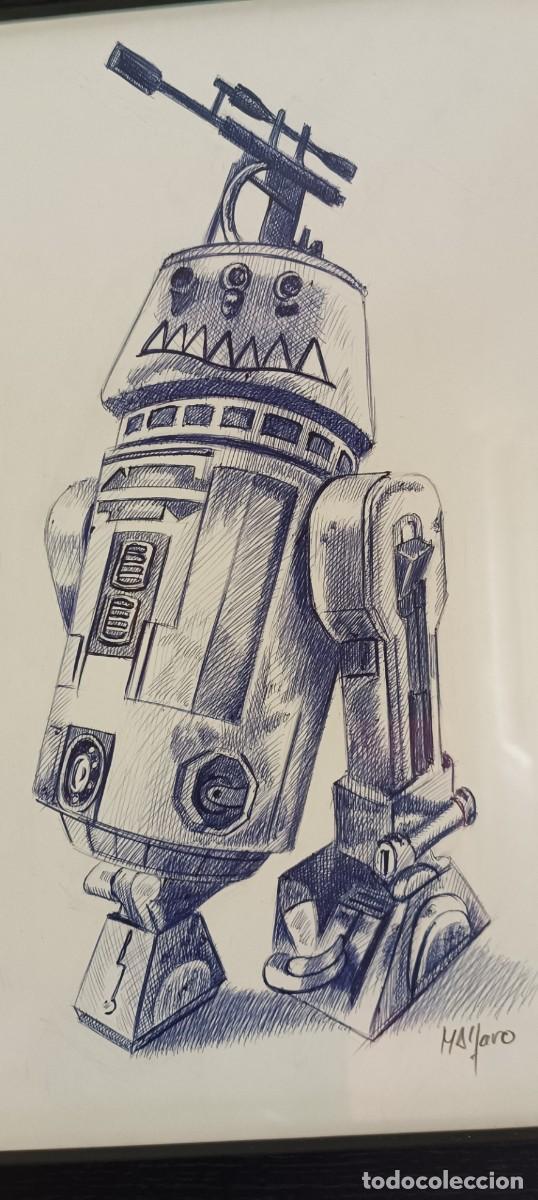 Otros objetos de arte: CUADRO R5P8 (STAR WARS) - Foto 2