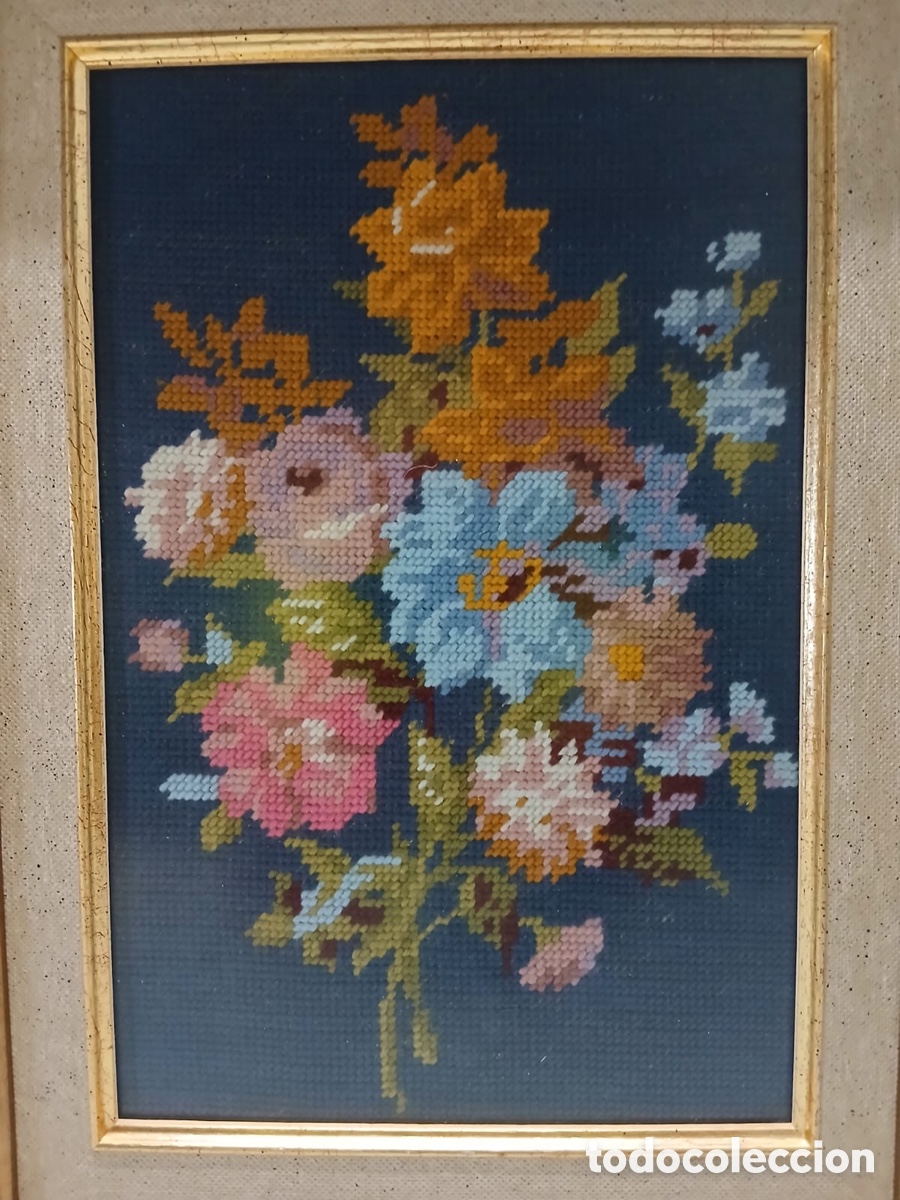 Otros objetos de arte: Cuadro. Del club bodeg&oacute;n de flores. - Foto 2
