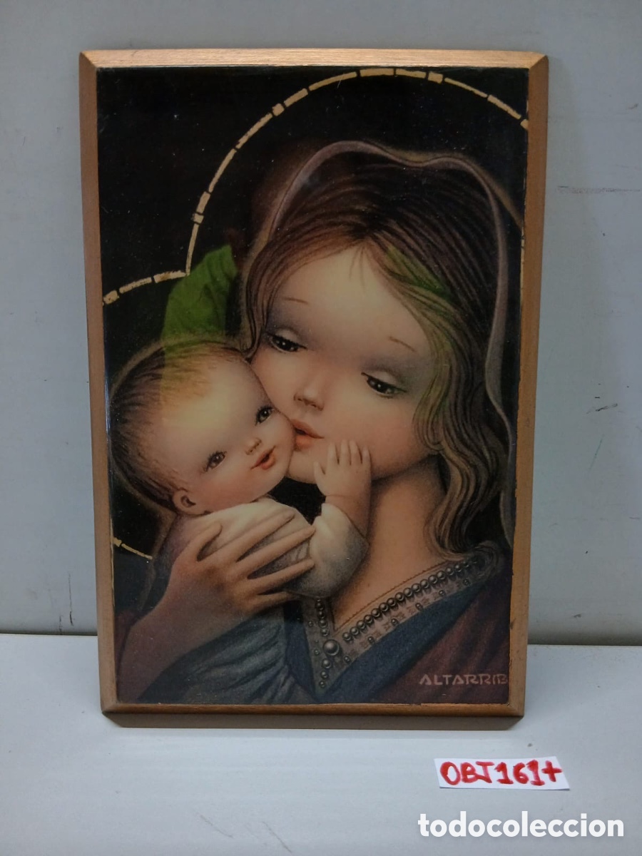 Otros objetos de arte: Antiguo cuadro Altarriba - Foto 1