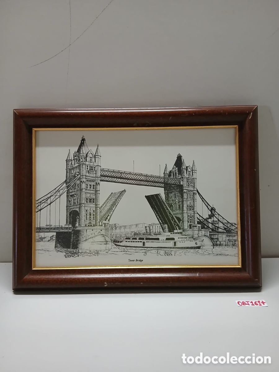 Otros objetos de arte: Cuadro l&aacute;mina Tower Bridge - Foto 1