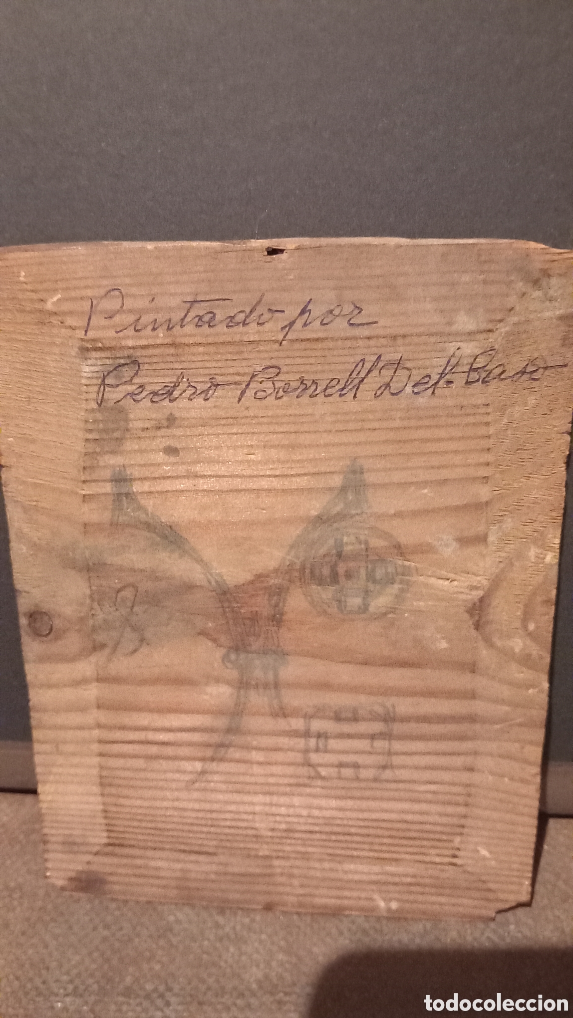 Otros objetos de arte: tablilla miniatura siglo XIX - Foto 3