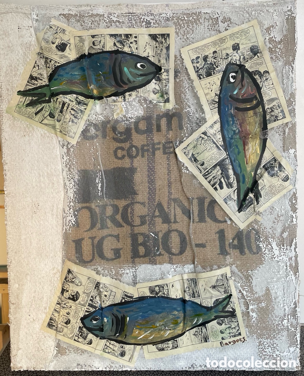 Otros objetos de arte: Collage original de Bargues - Foto 1
