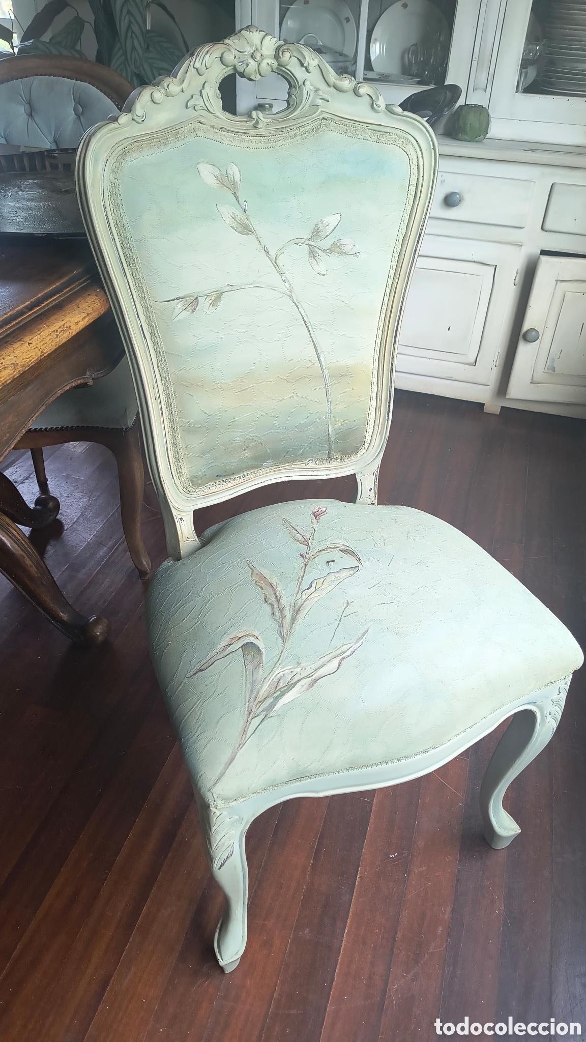 Otros objetos de arte: Silla pintada a mano - Foto 3