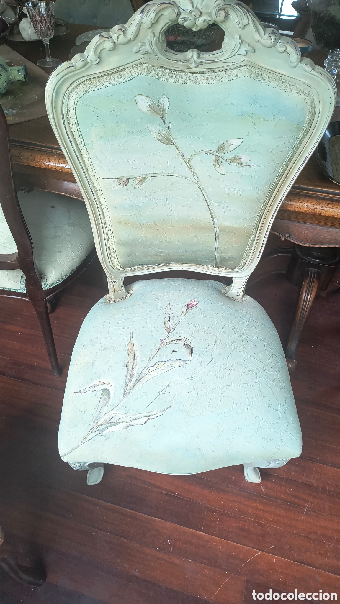 Otros objetos de arte: Silla pintada a mano - Foto 1