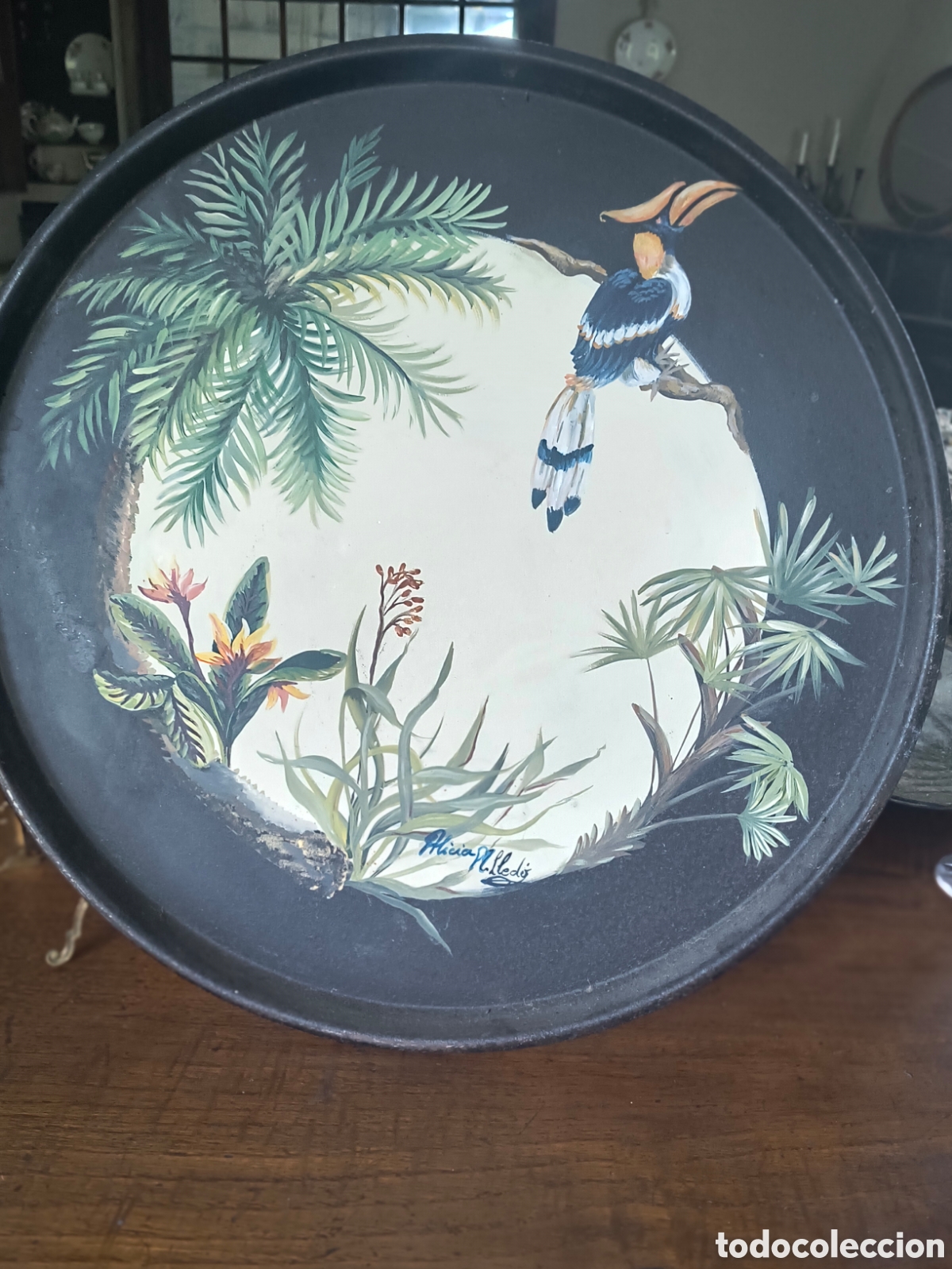 Otros objetos de arte: Bandeja pintada mano - Foto 3
