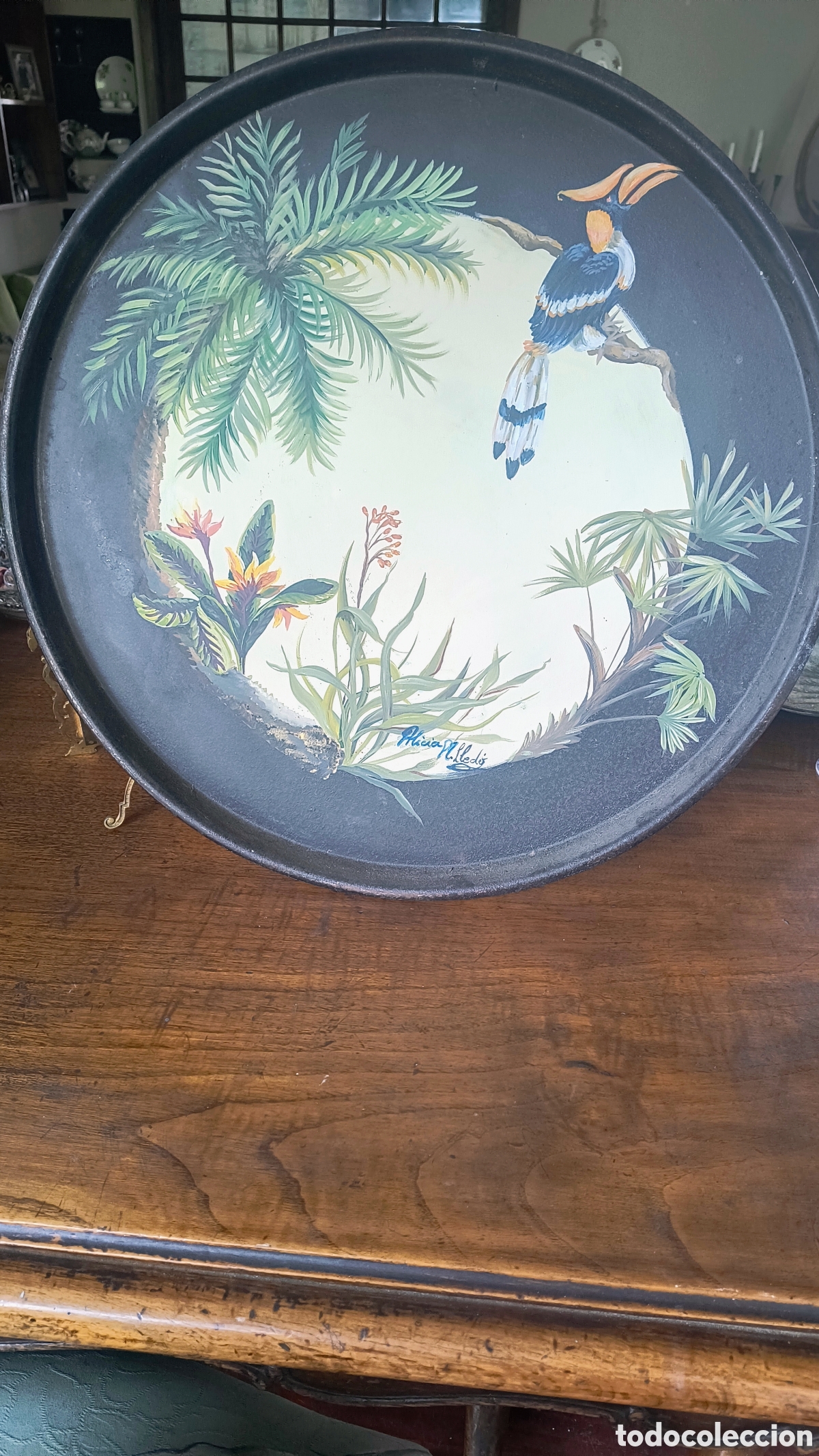 Otros objetos de arte: Bandeja pintada mano - Foto 4