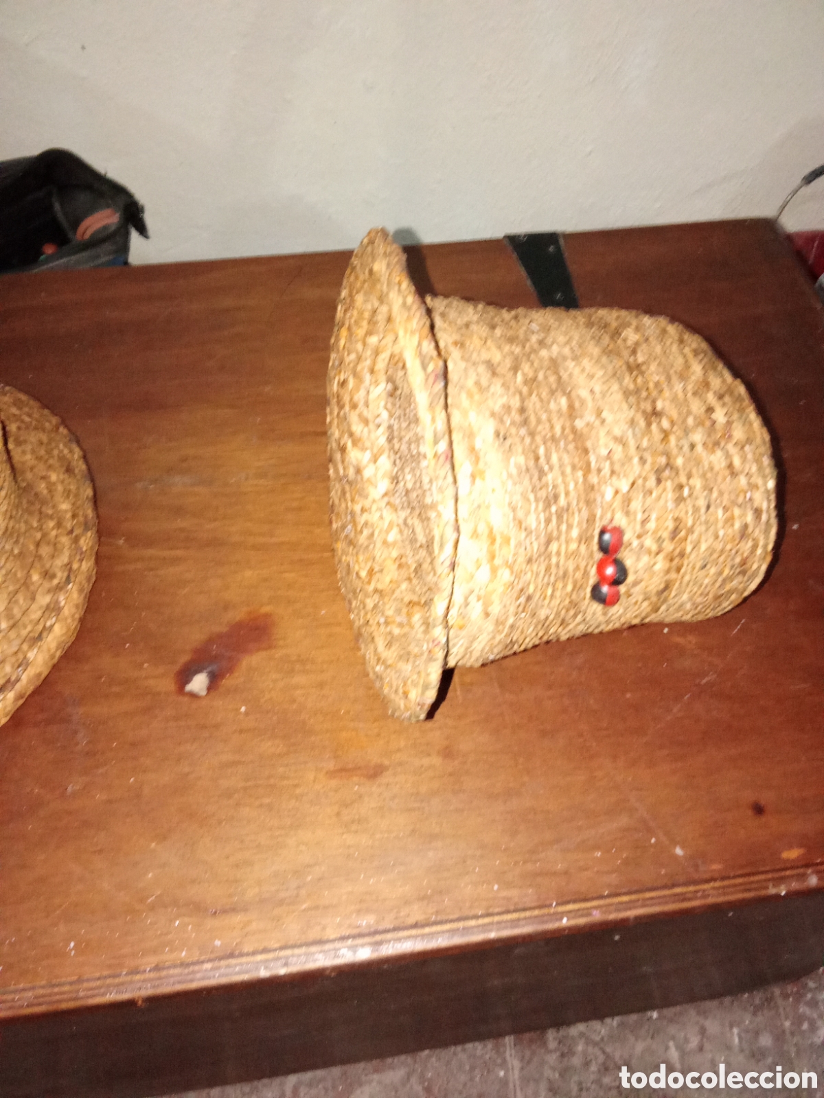 Otros objetos de arte: Sombrero artesano hojas de bacua - Foto 4