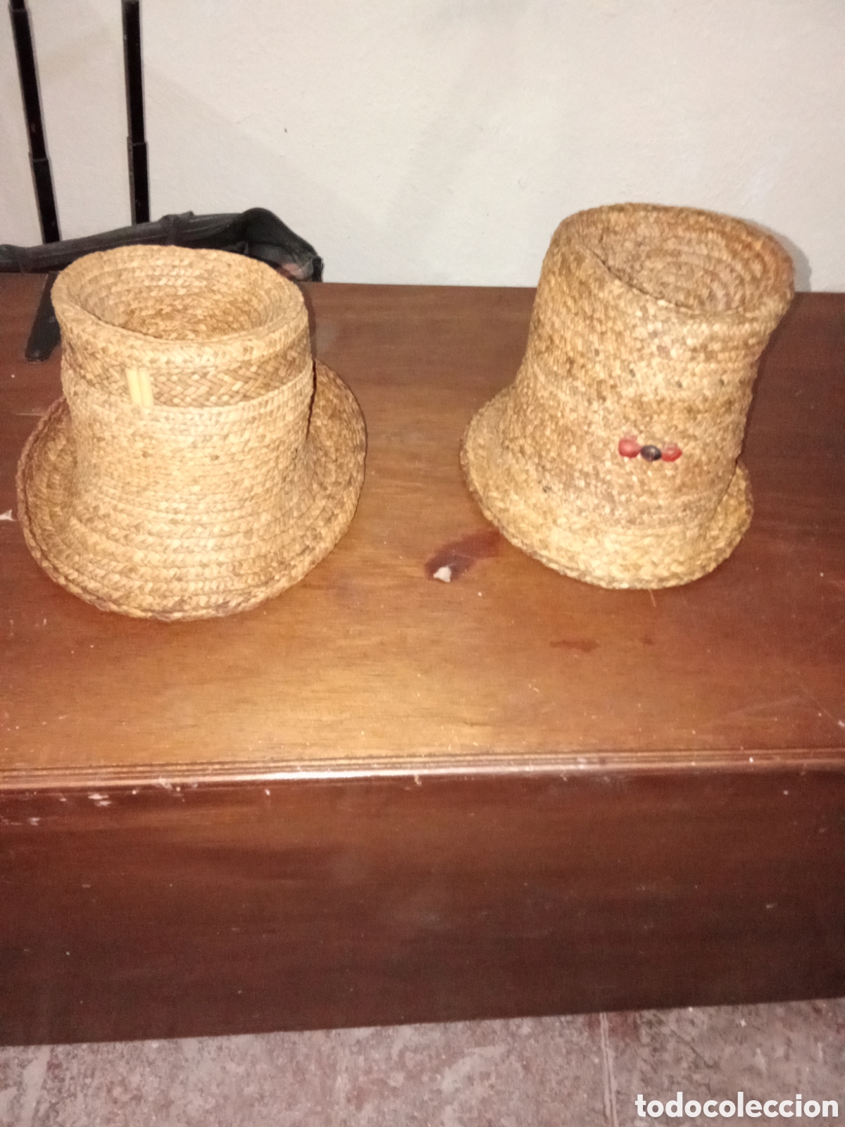 Otros objetos de arte: Sombrero artesano hojas de bacua - Foto 1
