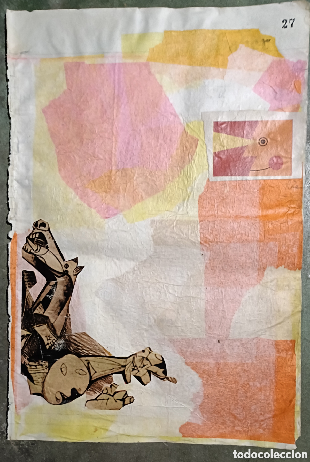 Otros objetos de arte: Collage sobre papel. Obra original - Foto 1