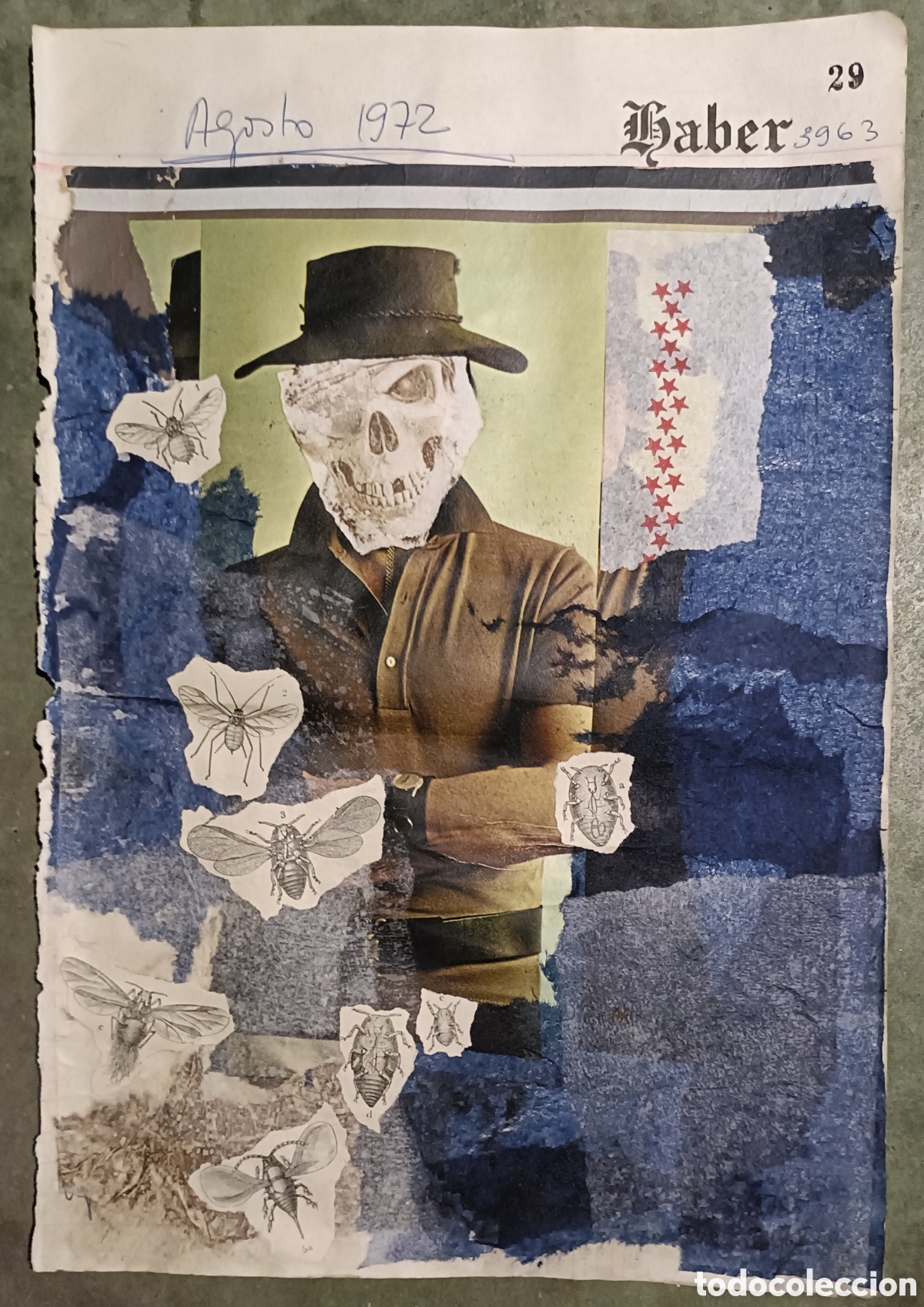 Otros objetos de arte: Collage sobre papel. Obra original - Foto 1