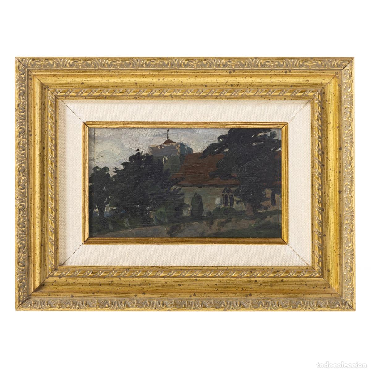 Otros objetos de arte: PAISAJE CON IGLESIA - Foto 1