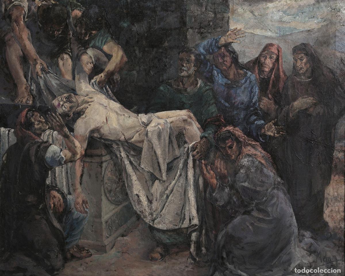 Otros objetos de arte: MELO JUNIOR - MUERTE DE CRISTO (143 CM) - Foto 1