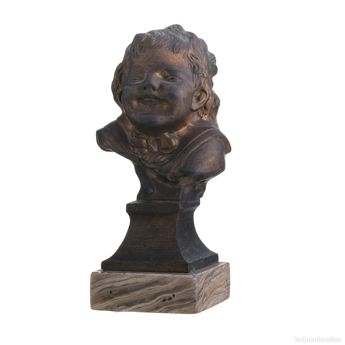 Otros objetos de arte: BUSTO DE BRONCE DORADO - Foto 1