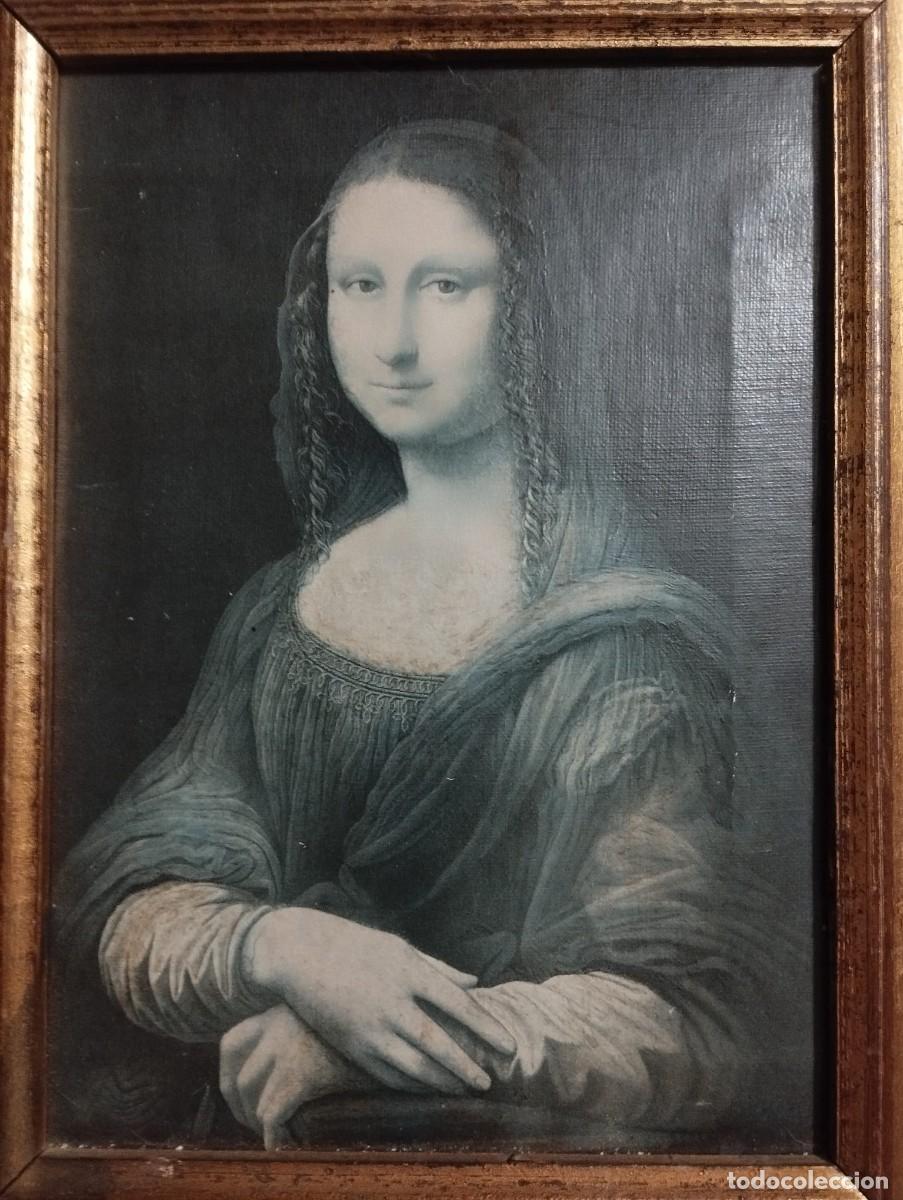 Otros objetos de arte: cuadro de Gioconda con informaci&oacute;n - Foto 1