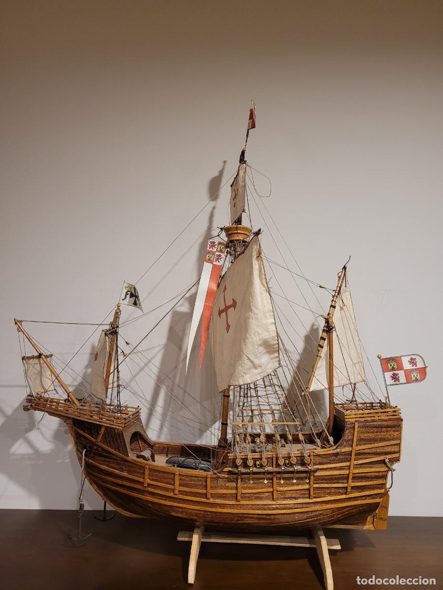 Otros objetos de arte: Maqueta de la Carabela Santa Maria - Foto 1