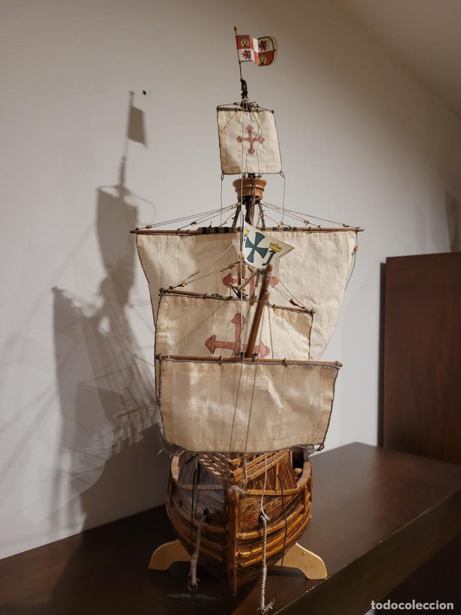 Otros objetos de arte: Maqueta de la Carabela Santa Maria - Foto 2