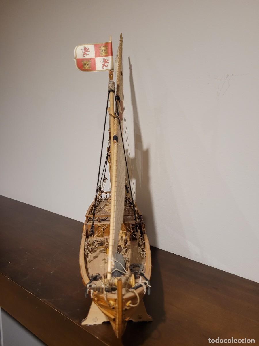 Otros objetos de arte: Maqueta de la Carabela La Ni&ntilde;a - Foto 3