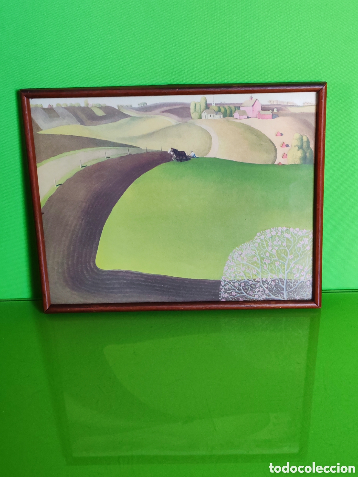 Otros objetos de arte: Spring landscape grand wood copia - Foto 1