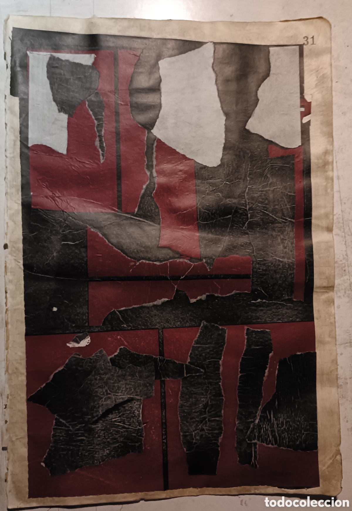 Otros objetos de arte: Collage sobre papel directo del artista - Foto 1