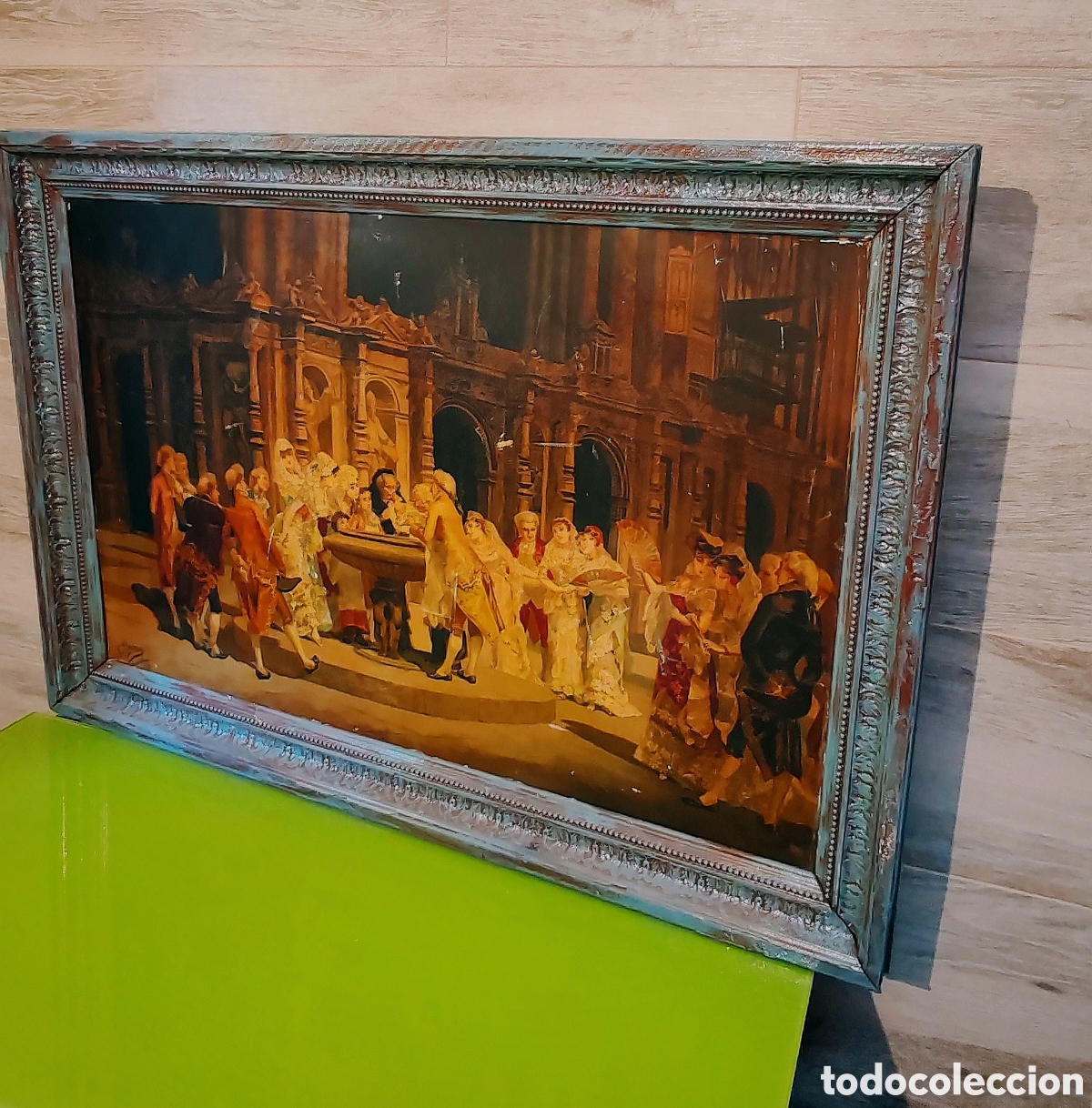 Otros objetos de arte: Cuadro Barcelona 1881 - Foto 2