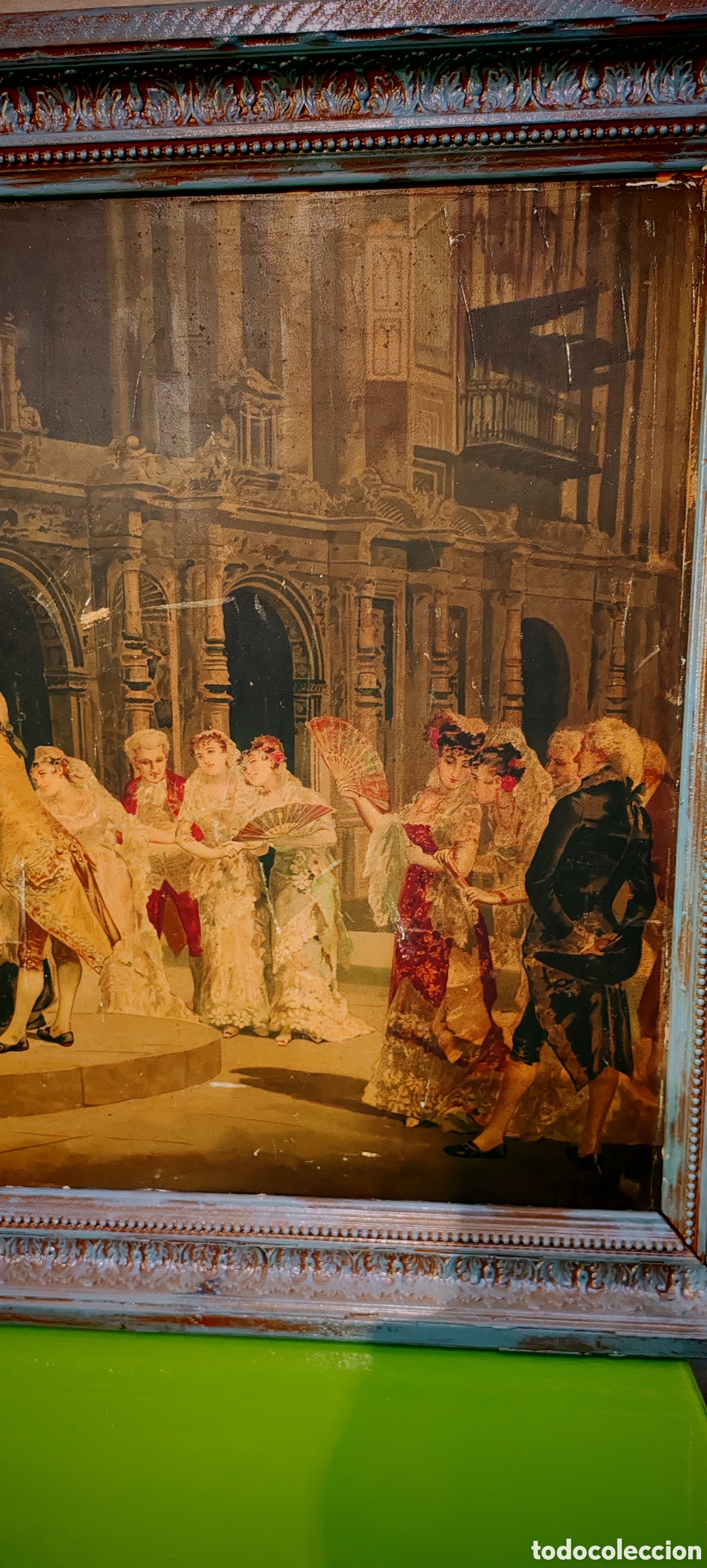 Otros objetos de arte: Cuadro Barcelona 1881 - Foto 9