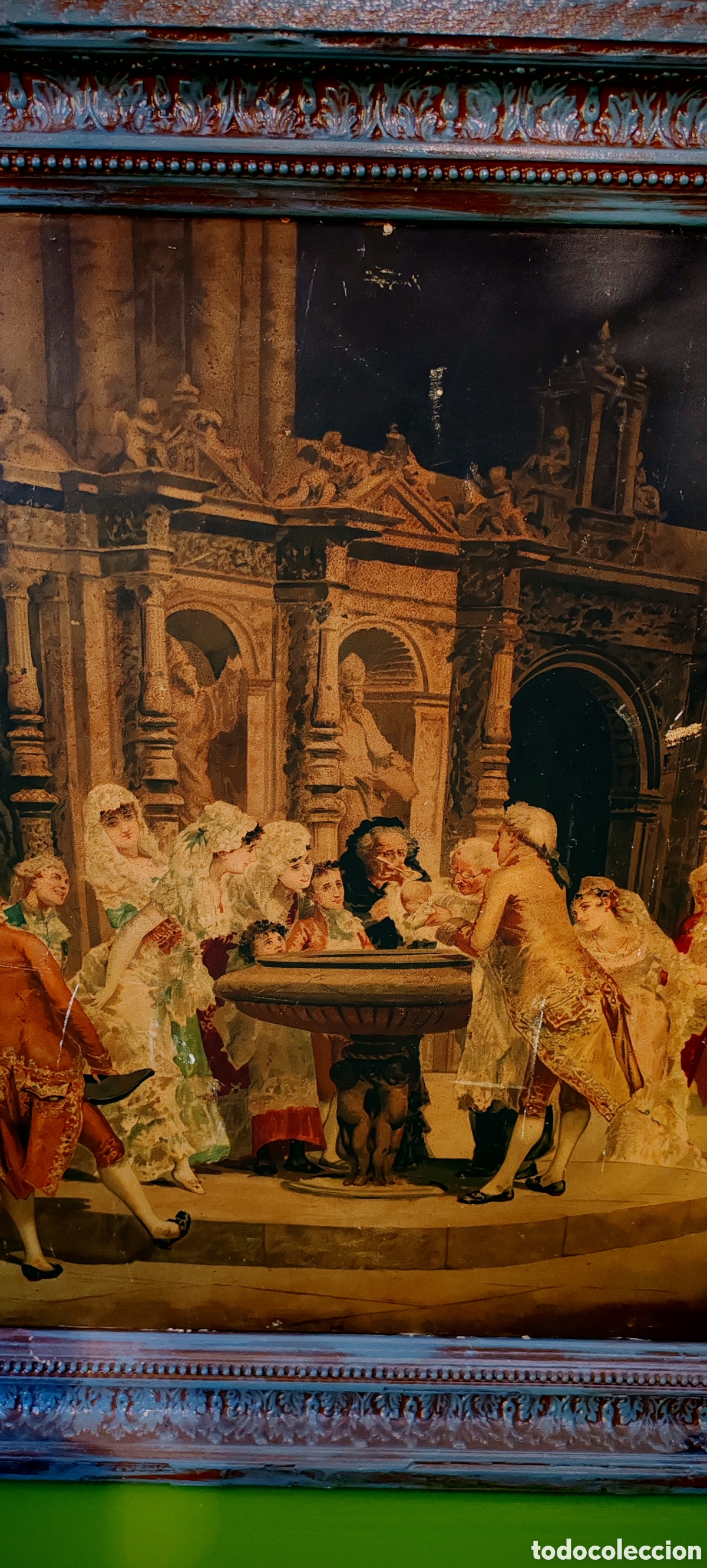 Otros objetos de arte: Cuadro Barcelona 1881 - Foto 10