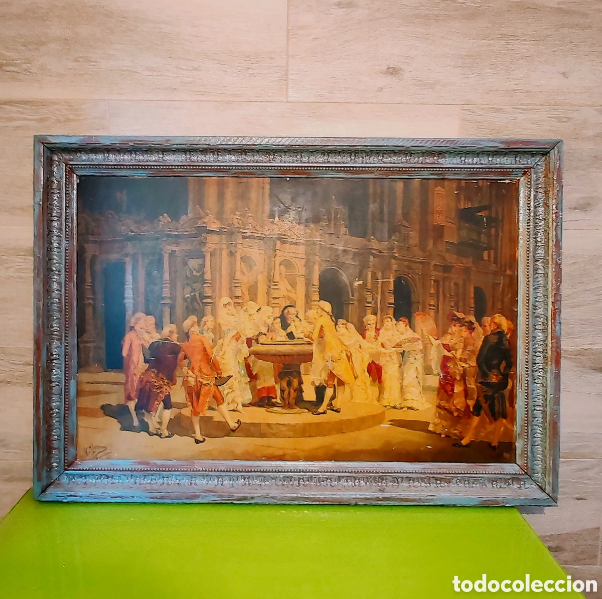 Otros objetos de arte: Cuadro Barcelona 1881 - Foto 1