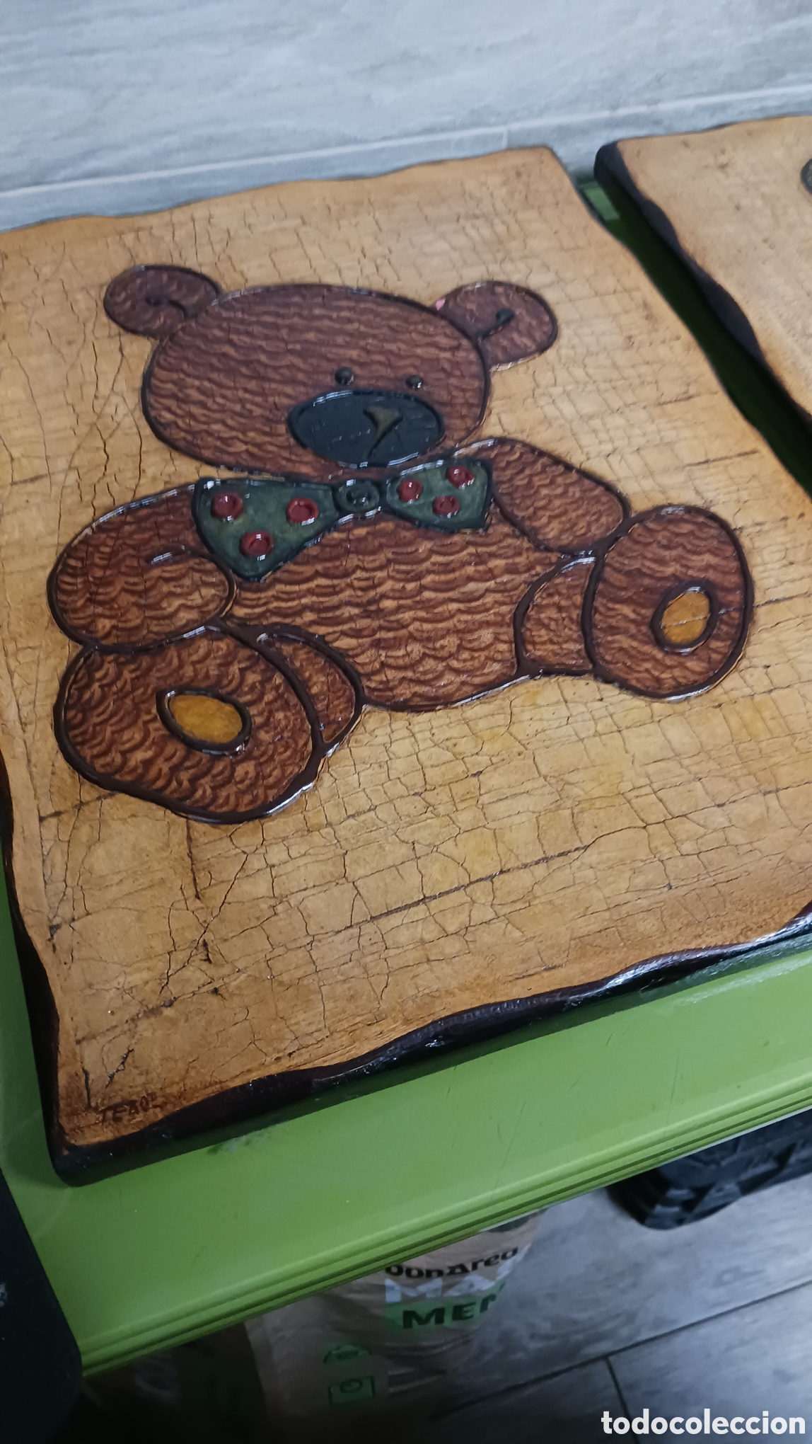 Otros objetos de arte: Cuadros Teddy de madera - Foto 7