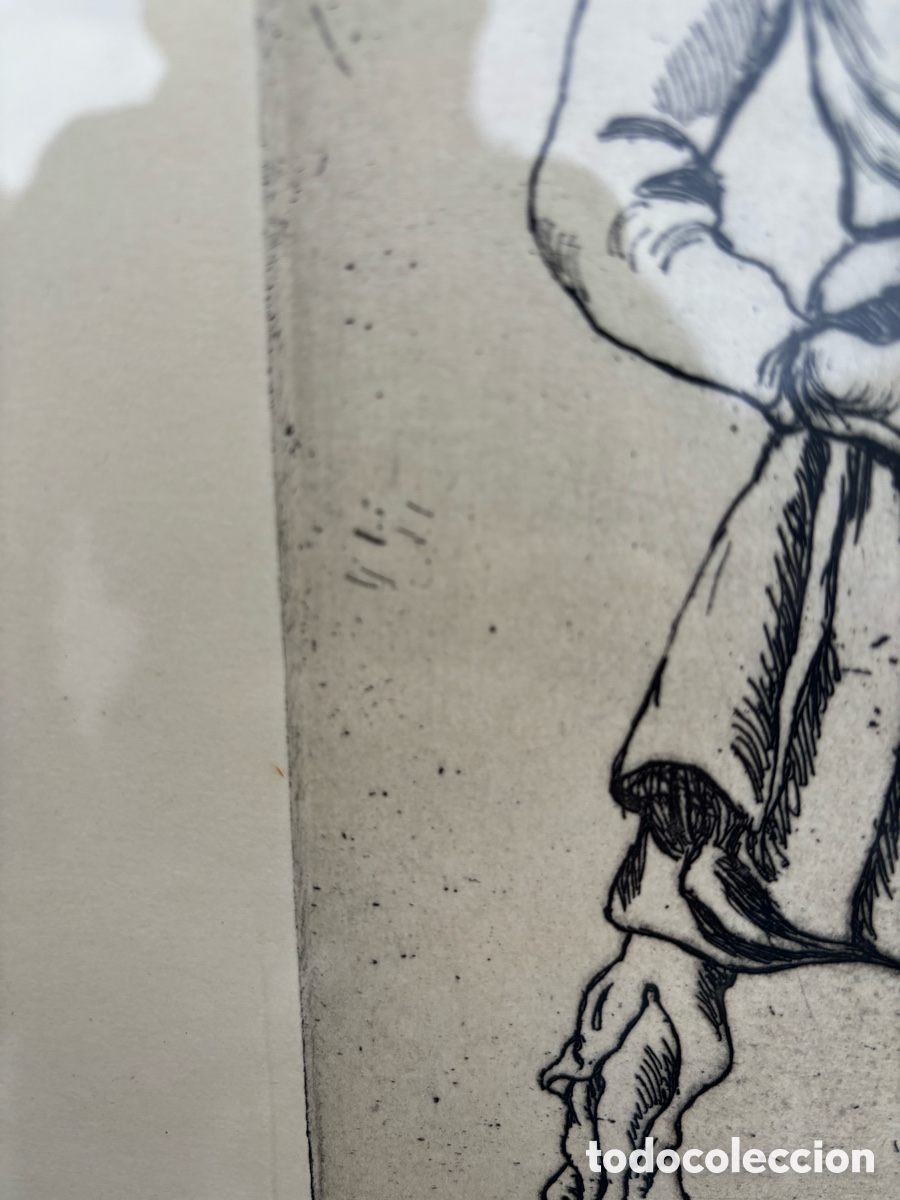 Otros objetos de arte: Dos Aguafuertes de Jos&eacute; Gutierrez Solana - Foto 4