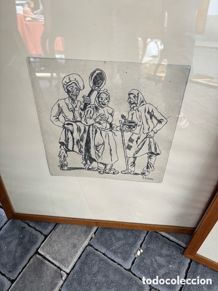 Otros objetos de arte: Dos Aguafuertes de Jos&eacute; Gutierrez Solana - Foto 6