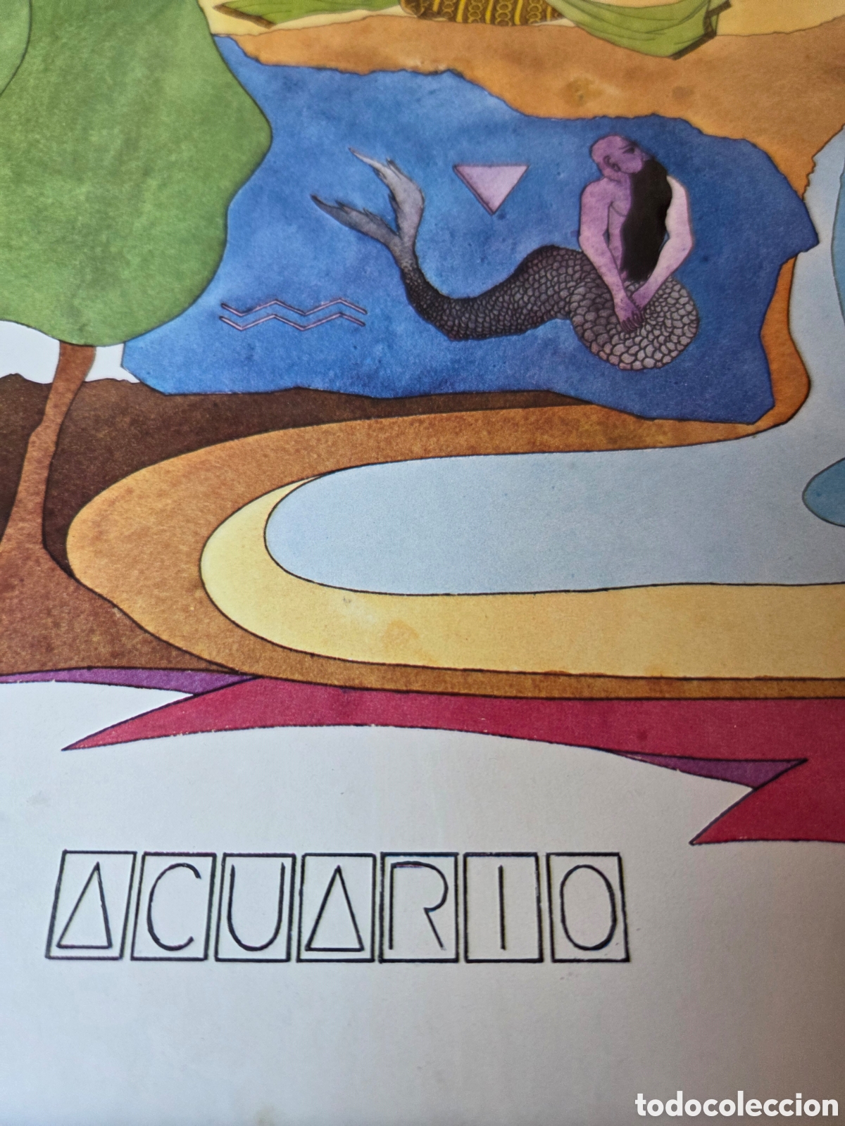 Otros objetos de arte: Cuadro del signo de Acuario - Foto 2