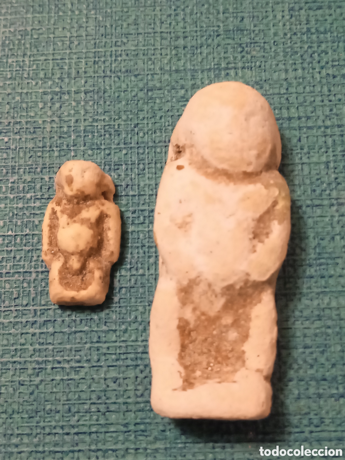 Otros objetos de arte: EST- DOS AMULETOS PATAIKOS EGIPTO SIGLO VII-IV A.C. SUBASTAS HIRSCH ALEMANIA