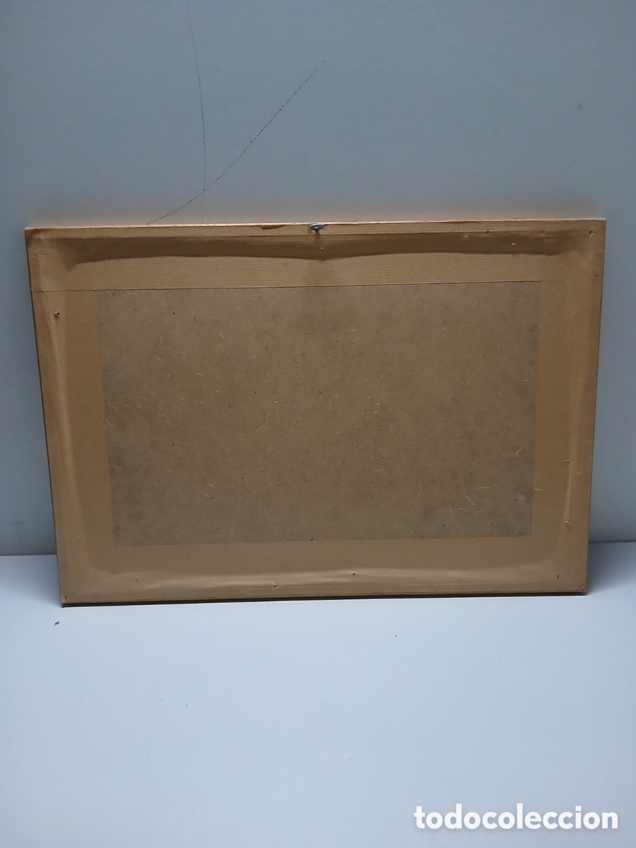 Otros objetos de arte: Antiguo cuadro de punto - Foto 2
