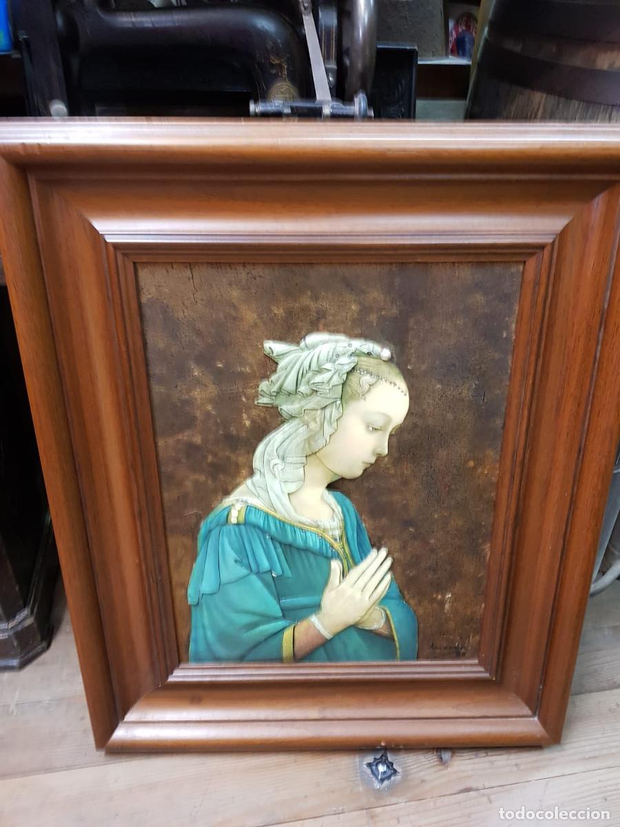 Otros objetos de arte: CUADRO DE UNA SANTA-FIRMADO - Foto 1