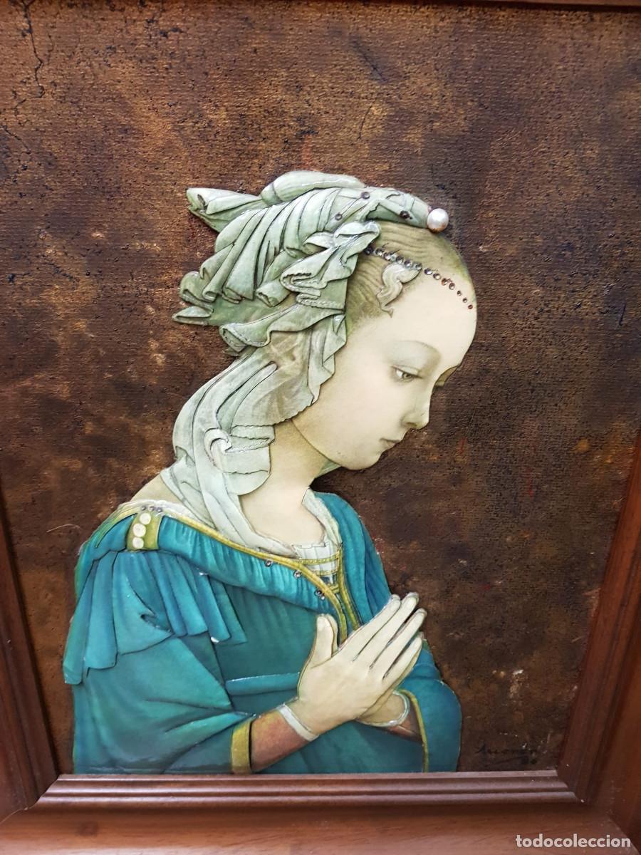 Otros objetos de arte: CUADRO DE UNA SANTA-FIRMADO - Foto 2