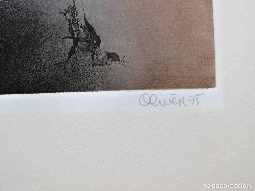 Otros objetos de arte: PERRY OLIVER. AGUAFUERTE. FIRMADA Y NUMERADA. 1975 - Foto 2