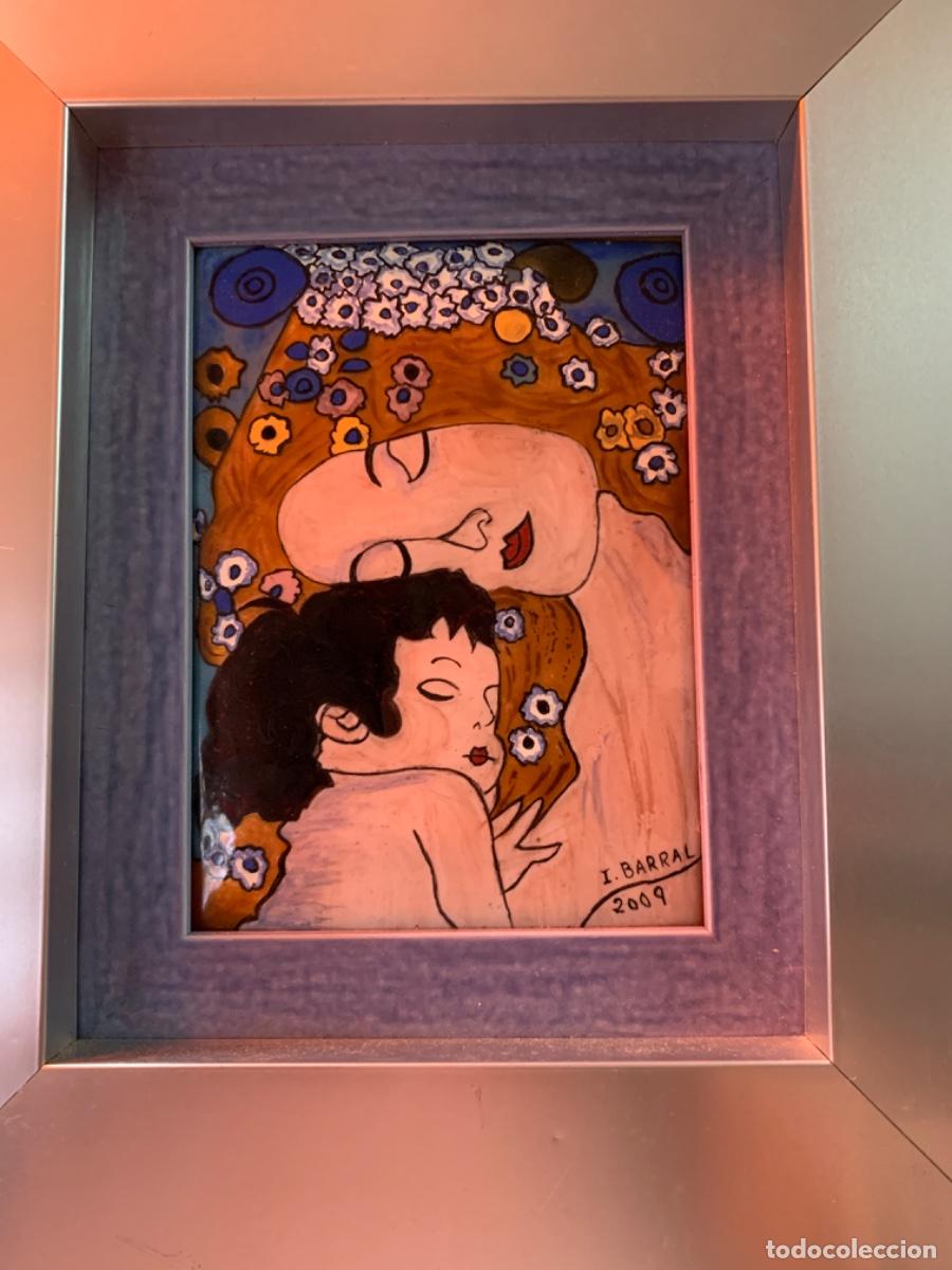 Otros objetos de arte: CUADRO ESMALTE IM BARRAL 20 X 15 CM - Foto 1
