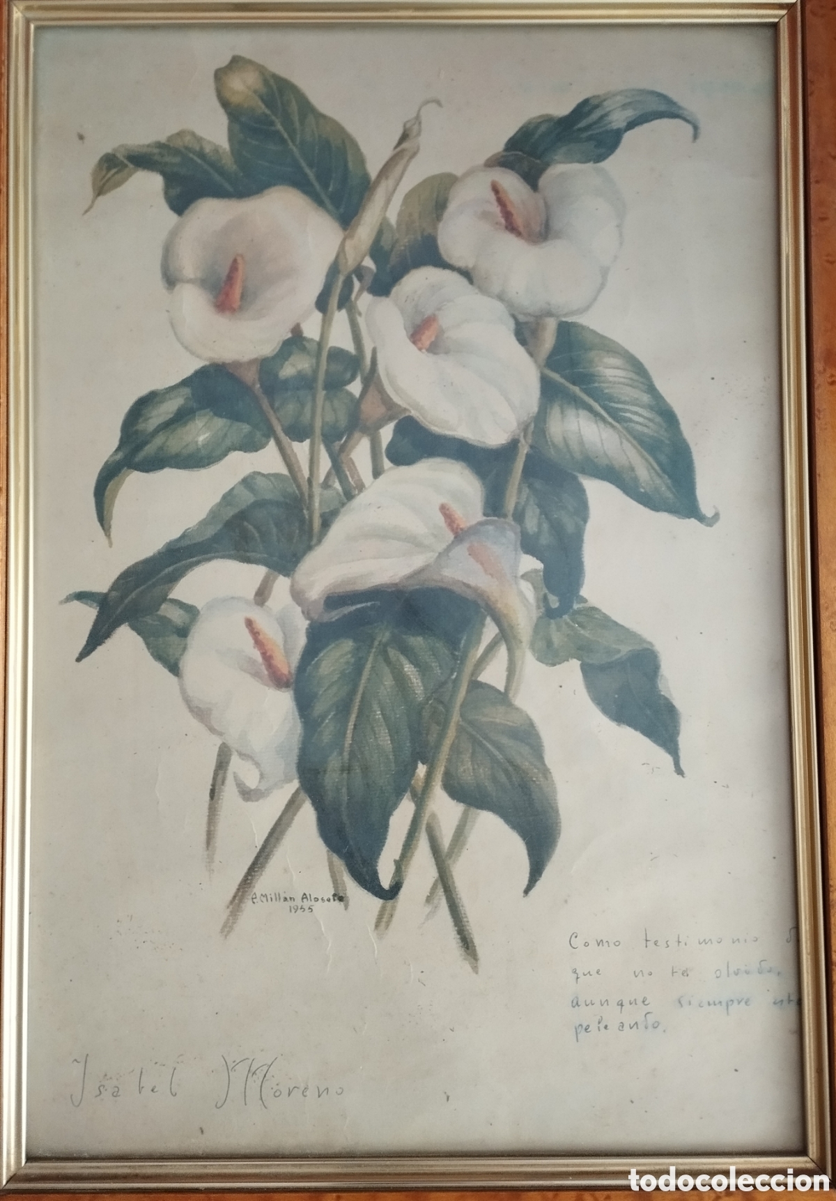 Otros objetos de arte: Dos Pinturas P. Mill&aacute;n Alosete. - Foto 6