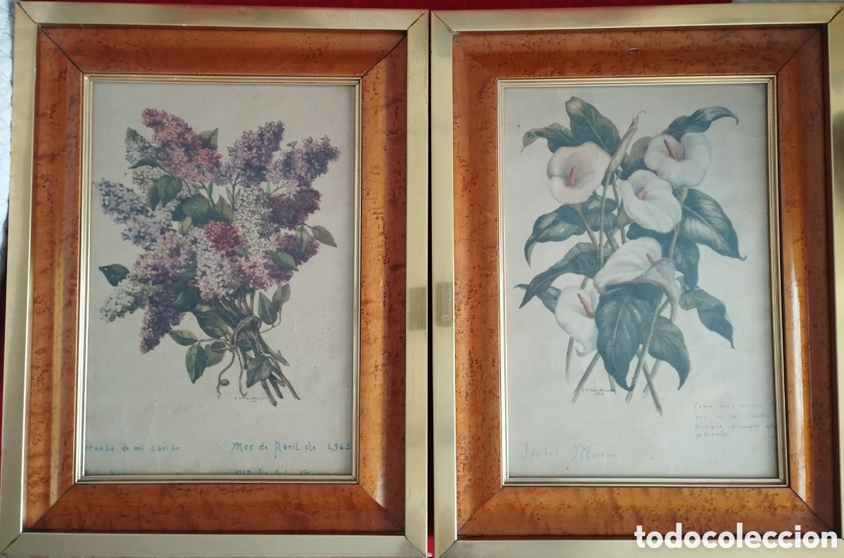 Otros objetos de arte: Dos Pinturas P. Mill&aacute;n Alosete. - Foto 1